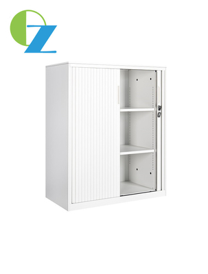 Cold Rolling Steel Office Cabinet With Tambour Sliding Door