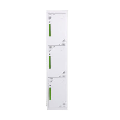 Cold Rolling Steel Plate D450mm 3 Door Steel Office Lockers For School