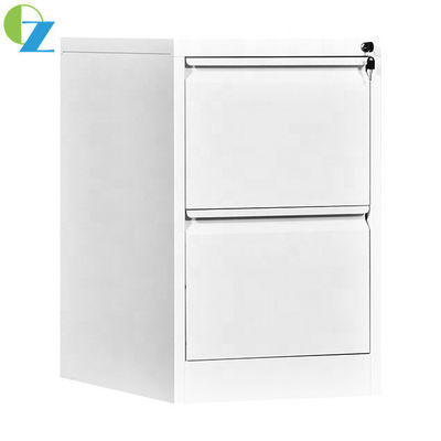 K/D Office Furniture Steel Metal Storage Cabinet Vertical 2 Drawer Metal Filing Cabinet